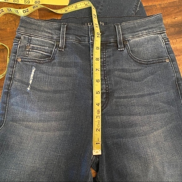 Level 99 High-Rise Step Hem Jeans Dark Wash Size 28 NWOT - Picture 9 of 11